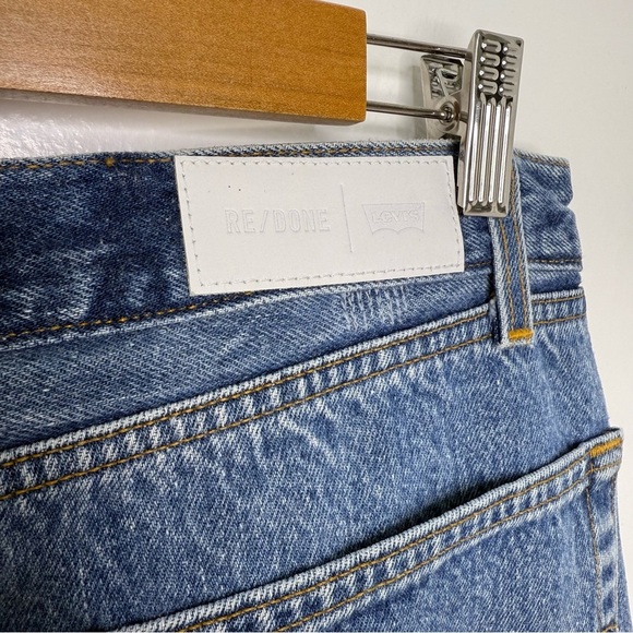 RE/DONE High Rise Ankle Crop Jeans - Picture 7 of 7